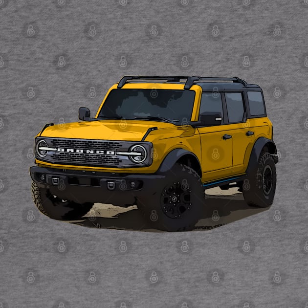 2021 Ford Bronco 4 Door Cyber Orange Metallic by Woreth